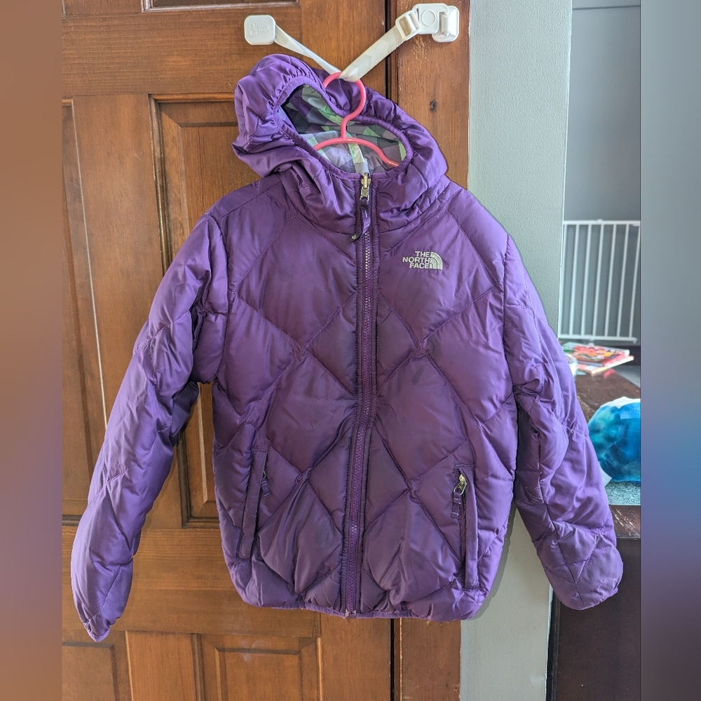 The North Face Kids Purple Puffer Jacket